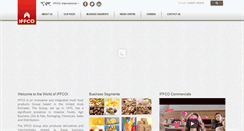 Desktop Screenshot of iffco.com